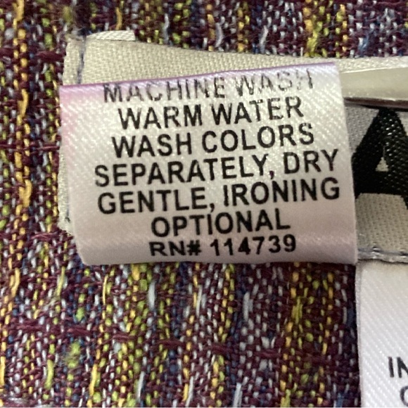 Flax Women's size Large Purple Jacket 100% linen button front - Picture 4 of 7